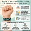 AcuBracelet Sleep Wristband Adjustable Acupressure Band for Natural Relaxation, Balance, & Sleeplessness Latex-Free Bracelet with 3 Bead Design for Bedtime Calm (small 7) view 3