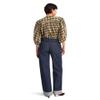 Madewell Women's Low Slung Baggy Rinse with Cuff in Rinse Wash, Rinse Wash, 30 view 3