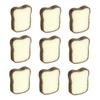 Toast Shaped Cleaning Sponge 6pcs Reusable Kitchen Scrubbers view 1