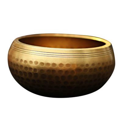 Abaodam 1 Set Tibetan Meditation Sound Bowl Set Healing Bowl with Mallet Cushion Portable Zen Accessories for Travel Home for Mindfulness Grounding Practices