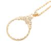 VILLFUL Magnifying Glass Necklace for Women Portable Loupe Pendant with Chain Lightweight and Compact Magnifier for Handsfree Viewing of Books Menus Labels and Prints view 3