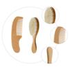 BIUDECO 1Set Washing Brush and Comb Scalp Massage Grooming Kit for Newborns and Gentle Hair Washing Brush Soft Bristles for Cradle Cap Care view 2