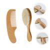 BIUDECO 1Set Washing Brush and Comb Scalp Massage Grooming Kit for Newborns and Gentle Hair Washing Brush Soft Bristles for Cradle Cap Care view 3