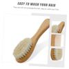 BIUDECO 1Set Washing Brush and Comb Scalp Massage Grooming Kit for Newborns and Gentle Hair Washing Brush Soft Bristles for Cradle Cap Care view 4