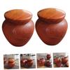 SOLUSTRE 2pcs Mini Memorial Urns for Human Ashes Elegant Keepsake Ash Holders Crafted from Premium for Pet Human Remains Thoughtful Tribute to Cherished Memories view 3