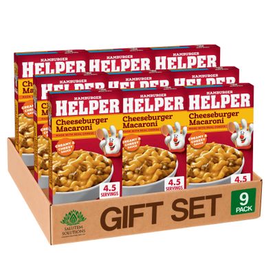 Salutem Vita Deluxe Beef Stroganoff Pasta Meal Kit, 5.5 oz, Gift Set Pack of 9