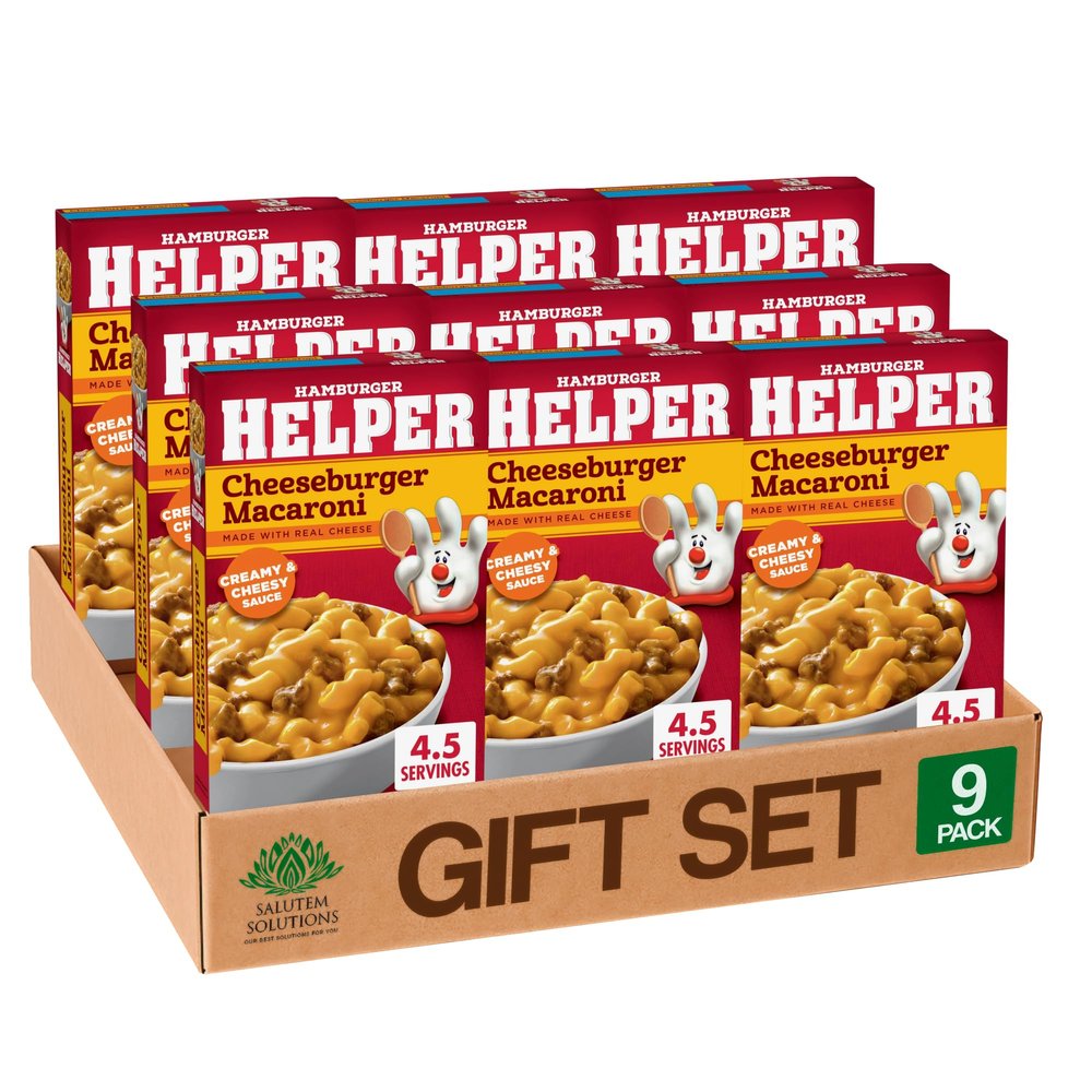 Salutem Vita Deluxe Beef Stroganoff Pasta Meal Kit, 5.5 oz, Gift Set Pack of 9