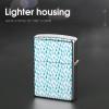 Ombre Blue Falling Fashionable Lighter Shell, Sturdy and Durable Lighter Protective Cover view 4