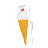 Cabilock Simulated Ice Cream Cone Decoration Lifelike Fake Ice Cream Cones for Tea Shop Displays Photography Props and Customer Engagement Unique Design for Creative Decoration view 2