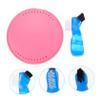 Mikinona 1Set Denture Storage Box with Cleaning Brush and Mirror Portable Lightweight Denture Case for Travel Compact Design for and Storage for Daily Use and Outdoor view 3