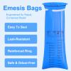 150 Pack Leak-Proof Vomit Bags Disposable with Twist Ties, 1000ml Capacity, Hospital Grade, for Motion Sickness, Travel, Car, Airplane, Pregnancy, Kids & Adults view 3