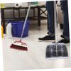1Set Long Handle Broom and Stainless Steel Dustpan for Indoor Household Cleaning Plastic and Material Efficient Dust and Trash Collection for Home and Office Use view 4