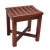 YHKJLYH Solid Wooden Non Slip Bathroom Shower Stool with Storage Shelf Ideal for Elderly and Adults Bath Bench and Footstool for Added Safety and Comfort view 1