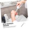 SHERCHPRY Stainless Steel Toothpaste Squeezer Set of 4 Key Dispenser Rollers for Easy Toothpaste Extraction for Bathroom Use view 3