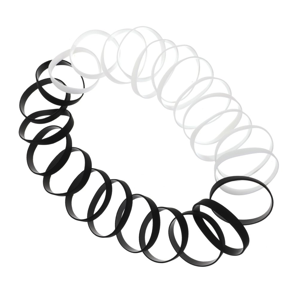 Balacoo 24Pcs Silicone Bracelets for Outdoor Use Decorative Wristbands Elastic Straps for Men and Women Comfortable Bands Choice