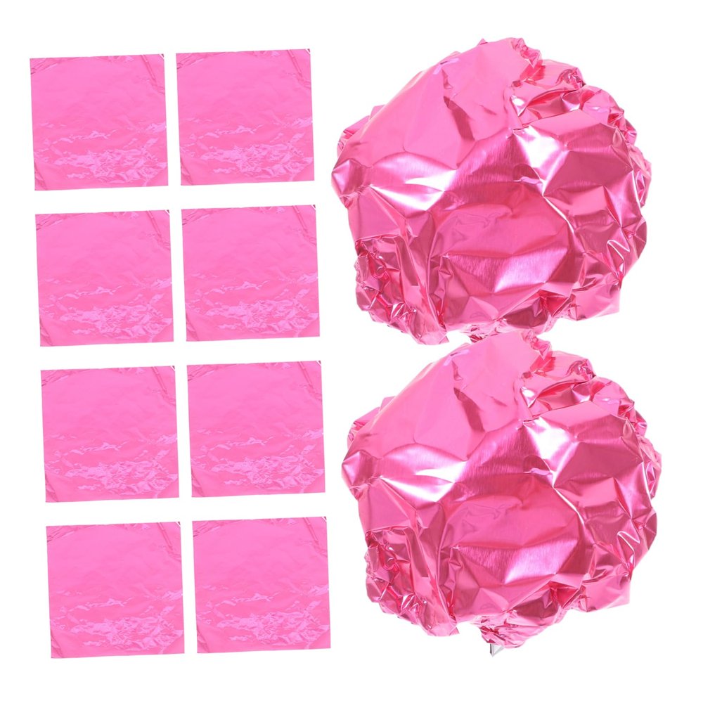 HOLIDYOYO 100pcs Aluminum Foil Candy Wrappers for Chocolate Candy Tea Packaging Elegant Wrapping Paper for Parties