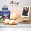 Casketique Northern Light Memorial Urns for Human Ashes Adult Female - Large Blue Funeral Urns for Adult Male - Memorial Urn for Mom - Cremation Urn for Ashes for Women - 10 Inch view 4