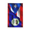 Porto Rico Flag Belizean Flag Premium Waffle Kitchen Towel Microfiber Kitchen Towels, Super Absorbent 16 X 26 Inches Reusable Dish Towels for Kitchen and Household view 1