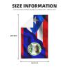 Porto Rico Flag Belizean Flag Premium Waffle Kitchen Towel Microfiber Kitchen Towels, Super Absorbent 16 X 26 Inches Reusable Dish Towels for Kitchen and Household view 2