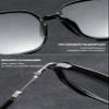 ALKAHE Stylish Photochromic Reading Glasses Women Men Polygon Large Frame Blue Light Blocking Readers Eyeglasses Clear Frame/Photochromic Grey Lens 1.0 view 4