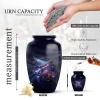 KARYLIZ Telescope Purple Space Funeral Keepsake Urns for Human Ashes Adult Man & Women - Combo of 5, 10 Inch & 3Inch - Galaxy of Stars Cremation Urn for Human Female, Funeral Keepsake Gift 3Inch view 2