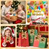 24pcs Gold Pull Bow for Gift Wrapping Basket Xmas Gift Bows Presents Wrap Ribbon Bow for Christmas Tree Ornament Wine Bottles Bouquet Flower Valentine's Day Party Decor (Gold-C, 6 Inch) view 4