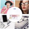 TOBBOMEY 1 Set Eyeglass Repair Accessories Non Slip Nose Pads Ear Racks Lightweight Kit for Comfortable Glasses Wear for Home Shop Use view 4