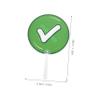 Abaodam 10pcs Interactive Classroom Polling Paddles Double-Sided Student Response Signs Plastic Hand Signals for Classroom Discussion Participation view 2