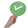 Abaodam 10pcs Interactive Classroom Polling Paddles Double-Sided Student Response Signs Plastic Hand Signals for Classroom Discussion Participation view 4