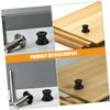 Cabilock 5pcs Sound Healing Meditation Accessories Tuning Fork Holders Sturdy Rubber Bases view 3