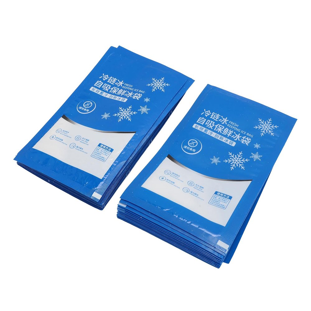 Aramox Reusable Ice Pack for Sports Injuries, Convenient Ice Cold Pack for Hiking, 100PCS Bags (350ml)