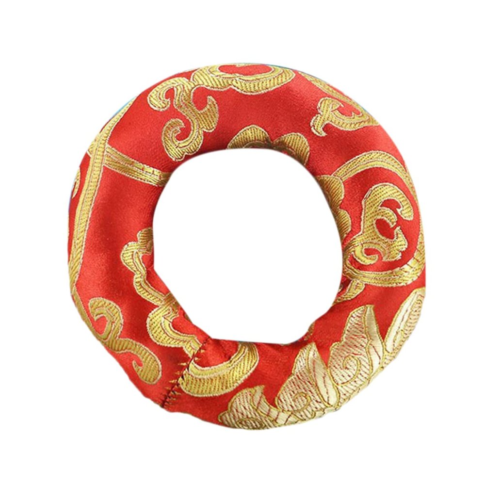 HANABASS Buddhist Sound Bowl Cushion Handmade Nepal Bowl Pad Durable Meditation Mat for Singing Bowls Color for Buddhism Practitioners