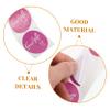 SHOWERORO 2rolls Purple Stickers Self-Adhesive Round Labels for Appreciation Postcards and Bottles view 3