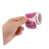 SHOWERORO 2rolls Purple Stickers Self-Adhesive Round Labels for Appreciation Postcards and Bottles view 4