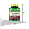 L-Lysine 1000mg, 100 Tablets Essential Amino Acid for Immune Support, Collagen & Lip Health Comparable to Leading Brand (Pack-1) view 2