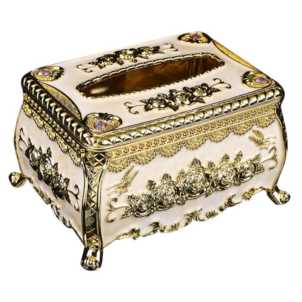 Yardenfun Tissue Box Cover Farmhouse Style Napkin Box Acrylic Paper Towel Holder