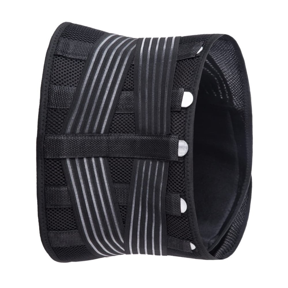NULYLU Fitness Waist Belt for Running and Sports Breathable Support Wrap for Injury Prevention Unisex Design Durable and Comfortable for Active Lifestyles Black