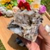 CrystalHola Natural Sphalerite Cube - 6cm Unique Stone with Crystal Cavities - Stunning Mineral Specimen for Collection & Decoration -Crystal Geode view 1