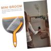 Mikinona Mini Dustpan and Brush Set 2-Piece Small Cleaning Tool for Desktop Keyboard and Car Detailing Compact Broom and Dustpan for Home and Office Cleaning view 3