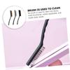 Hoement 3Pcs Steel Wire Brush Set for Kitchen Range Hood Cleaning Heavy Duty Stove Cleaning Brush Hard Bristles for Grease and Grime Removal for Cooktops and Gaps view 3