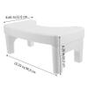 LOLIPPYY Toilet Foot Stool for Adults Slip Design Compact Bathroom Step Stool Comfortable Squatting Height for Pooping Space Saving Stool for Home Use view 2
