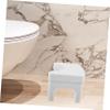 PERSELOSO Functional Potty Stool for Adults Durable Non Slip Toilet Step Stool Comfortable Bathroom Footstool for Optimal Squatting Position Material for Home Use view 3