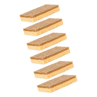 DEARMAMY 6Pcs Kitchenware Scrubber Durable Bowl Washing Tool Versatile Dish Towel Sponges for Cleaning of Pots Pans and Tableware Gentle Dishes