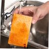 DEARMAMY 6Pcs Kitchenware Scrubber Durable Bowl Washing Tool Versatile Dish Towel Sponges for Cleaning of Pots Pans and Tableware Gentle Dishes view 2