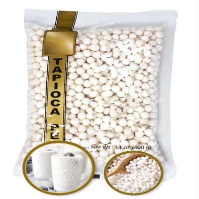 Tapioca Pearls, Tapioca Balls, White Tapioca Pearls For Boba Tea, 14 oz (Large)