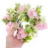 Alipis Vivid Artificial Flower Candle Wreath Realistic Centerpiece for Home Weddings and Parties Sturdy Design with Lifespan for Floral Garland Decor and Celebrations view 3