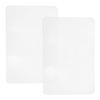TOVINANNA 2pcs 3X Pocket Magnifying Glass Wallet Magnifier Lenses 120x180mm for Reading Low Seniors and Professionals Lightweight Plastic Fresnel Lens Portable Design view 1
