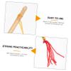 KOMBIUDA 5pcs Long Natural Horn Ear Picks Ear Cleaning Tool Kit for Boys and Girls Adults Scratch view 4