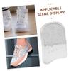 FONDOTIN 2 Pairs Heightening Insoles Height Increasing Insoles Men Height Increase Shoe Cushion Heel Lift Inserts for Men Height Increase Insoles for Women Shoe Lifts Transparent view 3