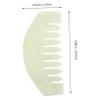 BAZEITFLOW 1pc Natural Jade Scalp Massage Comb Head Care Tool for Relaxation Durable Guasha Scraping Massage Comb Stylish and Practical for Stimulating and Oil Balance Great Friends view 2